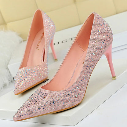 Rhinestone Woman Pumps