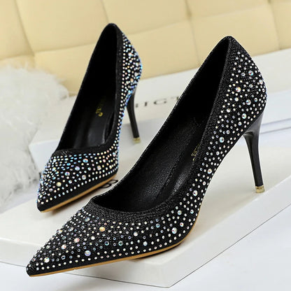 Rhinestone Woman Pumps