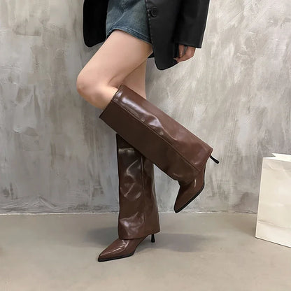 Women's Pointed Toe Knee-high Boots