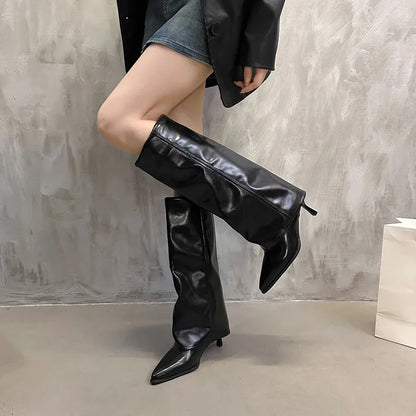 Women's Pointed Toe Knee-high Boots