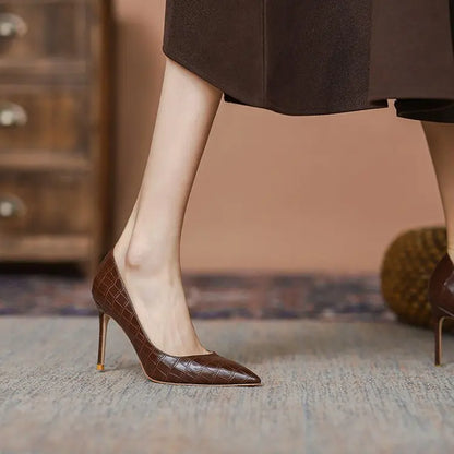 SexyBrown Comfortable All-match High Heels