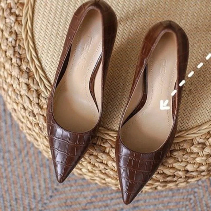 SexyBrown Comfortable All-match High Heels