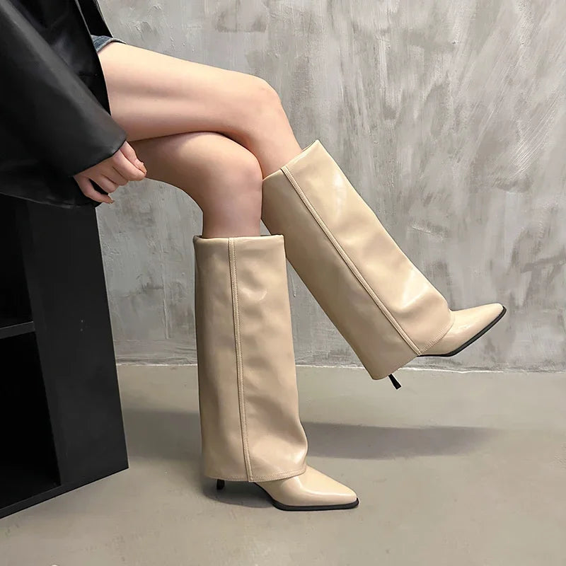 Women's Pointed Toe Knee-high Boots