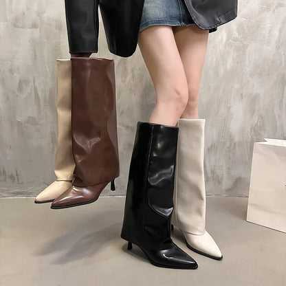 Women's Pointed Toe Knee-high Boots