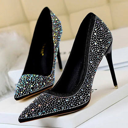 Rhinestone Woman Pumps